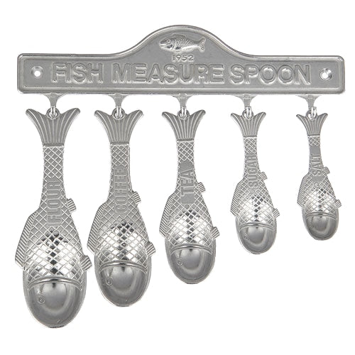 インテリア要素の高い、魚型計量スプーンセット FISH MEASURE SPOON フィッシュ メジャー スプーン