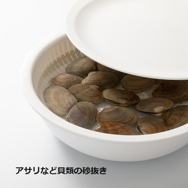 ライクイット 米とぎにも使えるザルとボウル(6点セット) like-it LBK-10
