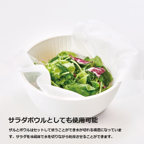 ライクイット 米とぎにも使えるザルとボウル(6点セット) like-it LBK-10