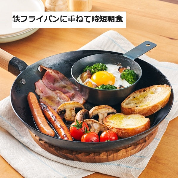ライクイット オーブンで使える鉄カップ350ml ブラック like-it PAN-02