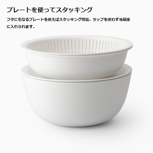 ライクイット 米とぎにも使えるザルとボウル(6点セット) like-it LBK-10