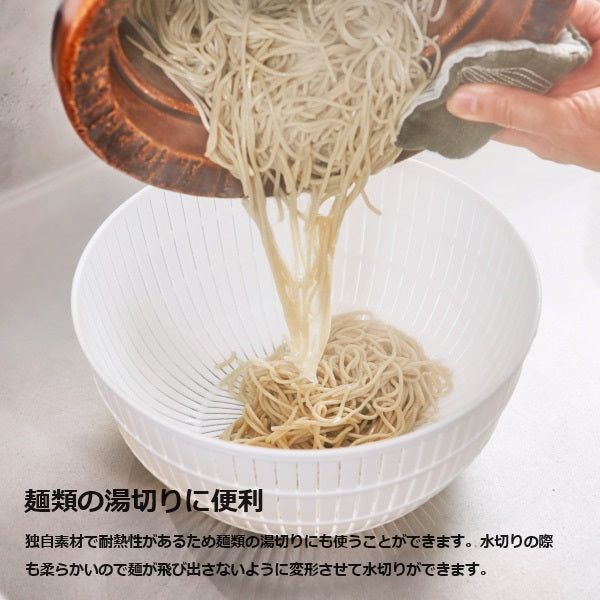 ライクイット 米とぎにも使えるザルとボウル(6点セット) like-it LBK-10