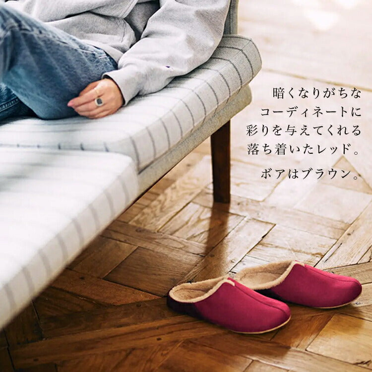 Frontier room's MOCO 裏地ボアスリッパ