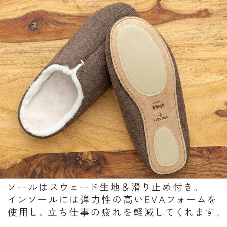 Frontier 裏地ボアスリッパ