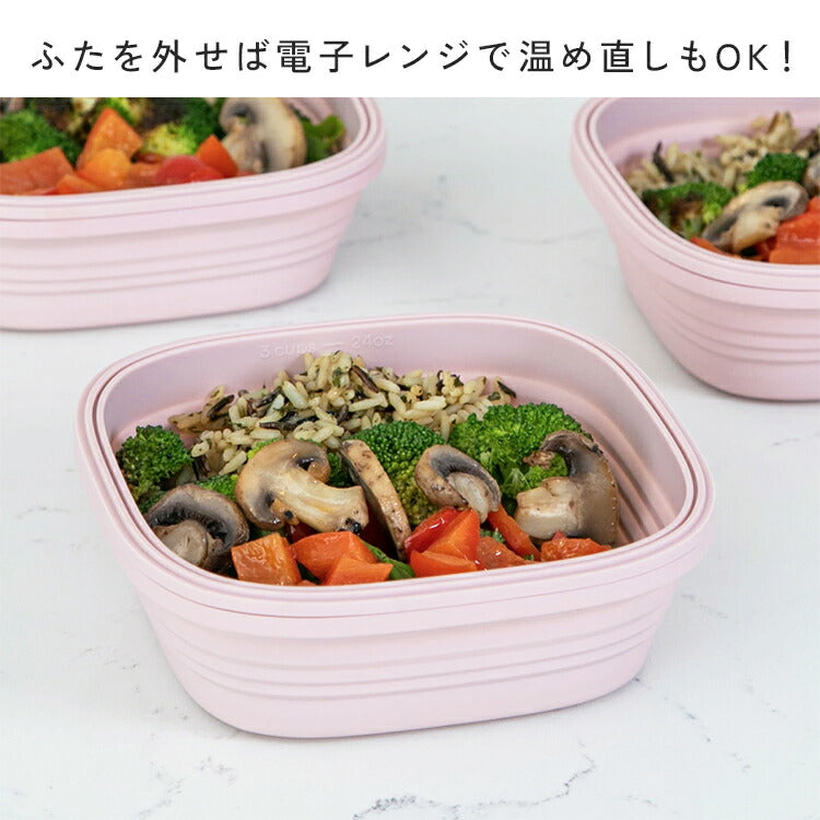 STOJO 折り畳みランチボックス 700ml 04-0016