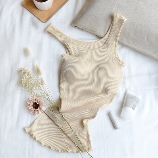 天衣無縫 リブカップ付きタンクトップ