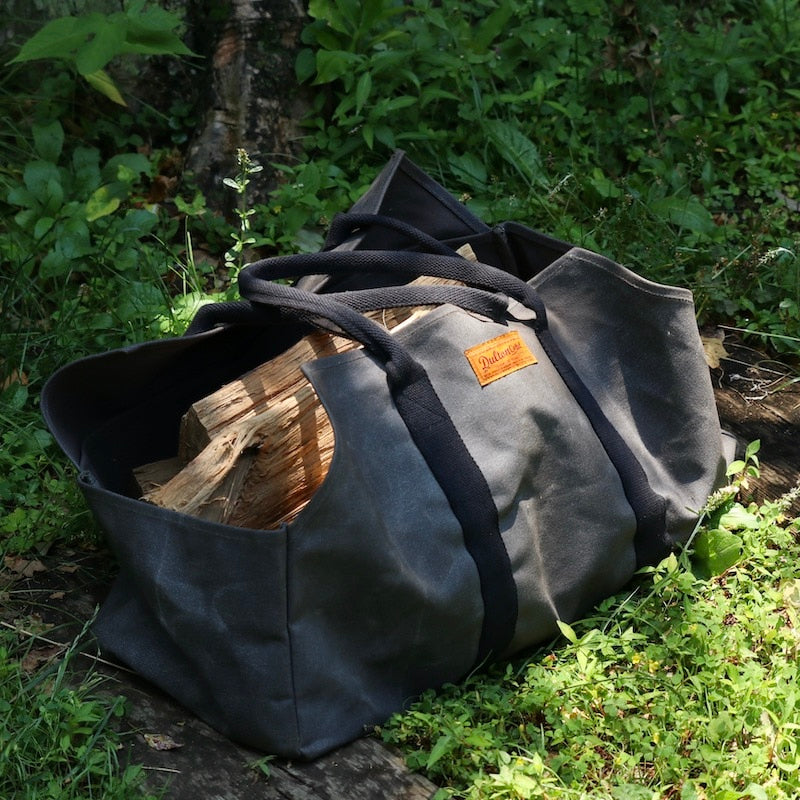 アウトドア好きマストアイテムのバッグ WAX CANVAS LOG BAG OLIVE ワックス キャンバス ログ バッグ