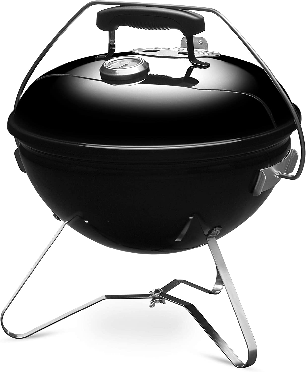 ウェーバー(Weber) 卓上 バーベキューコンロ BBQ グリル 37cm スモーキージョープレミアム 炭 ソロ キャンプ 焚火台 4-6人用 【日本正規品】