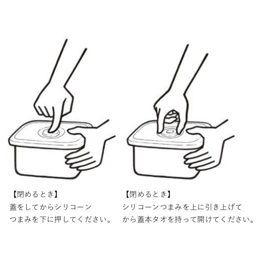 野田琺瑯 密閉蓋のみ スクエアS用 ホワイトシリーズ White Series