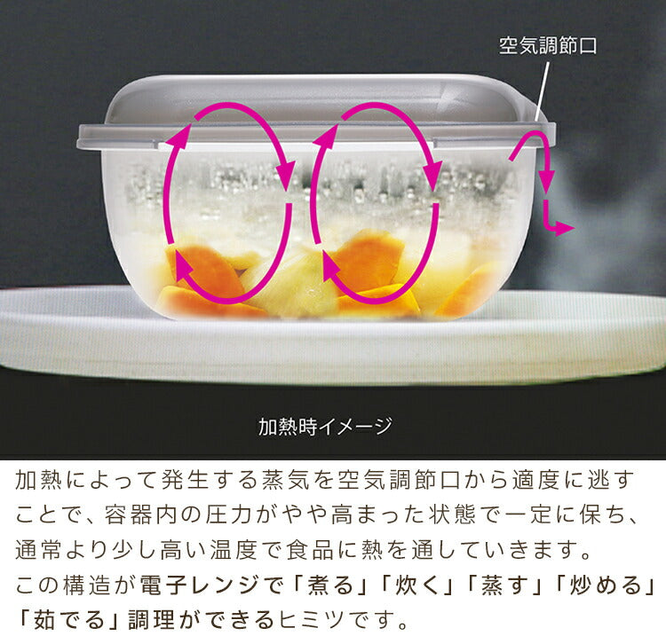 岩谷マテリアル 電子レンジ調理器 ＜パーソナルセット＞ 一人用 IM-GLBPS