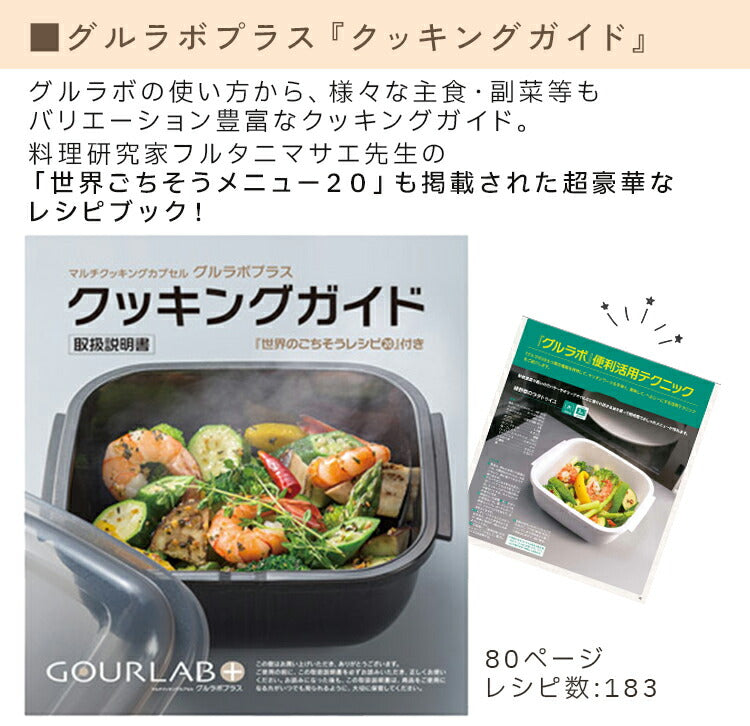 岩谷マテリアル 電子レンジ調理器 グルラボプラス ＜マルチセット＞ IM-GLBMS