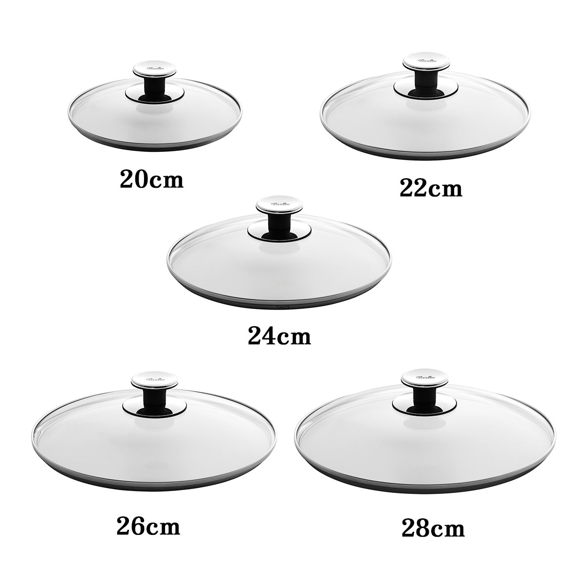 フィスラー ガラスフタ 20cm 22cm 24cm 26cm 28cm